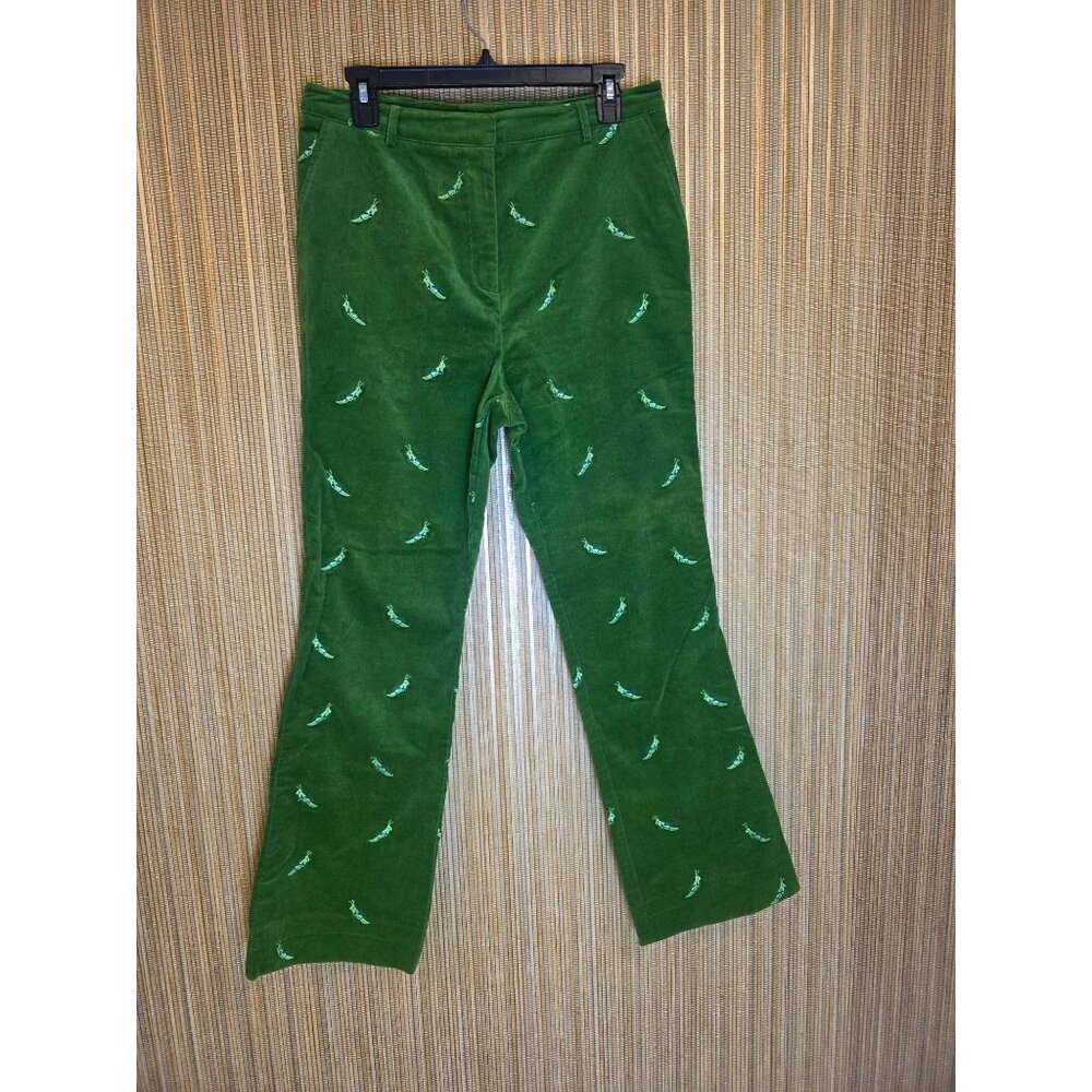 Vintage Lilly Pulitzer Size 12 Green RARE Grasshopper Cricket Embroidered